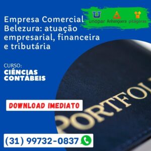 Empresa Comercial Belezura_ atuação empresarial, financeira e tributária