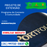 PROJETO DE EXTENSÃO - ADMINISTRAÇÃO