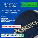 PROJETO DE EXTENSÃO - ANALISE E DESENVOLVIMENTO DE SISTEMAS