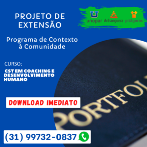 PROJETO DE EXTENSÃO - CST EM COACHING E DESENVOLVIMENTO HUMANO