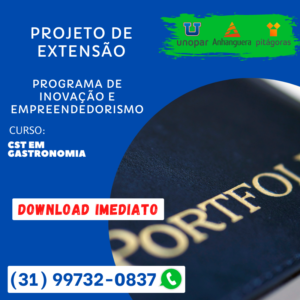 PROJETO DE EXTENSÃO - CST EM GASTRONOMIA