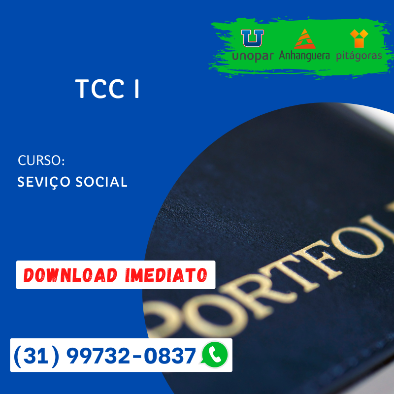 TCC 1 – SEVIÇO SOCIAL